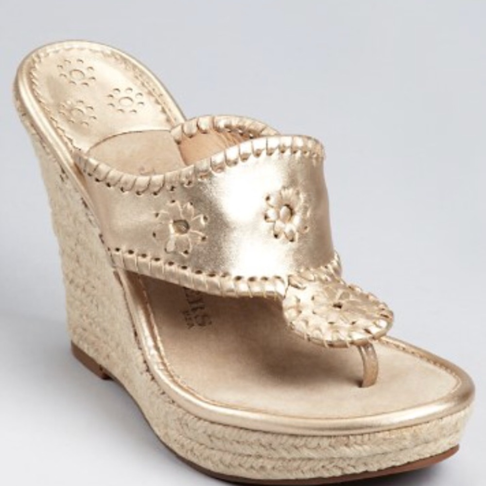 Jack Roger Platinum Wedges *ACCEPTING OFFERS*